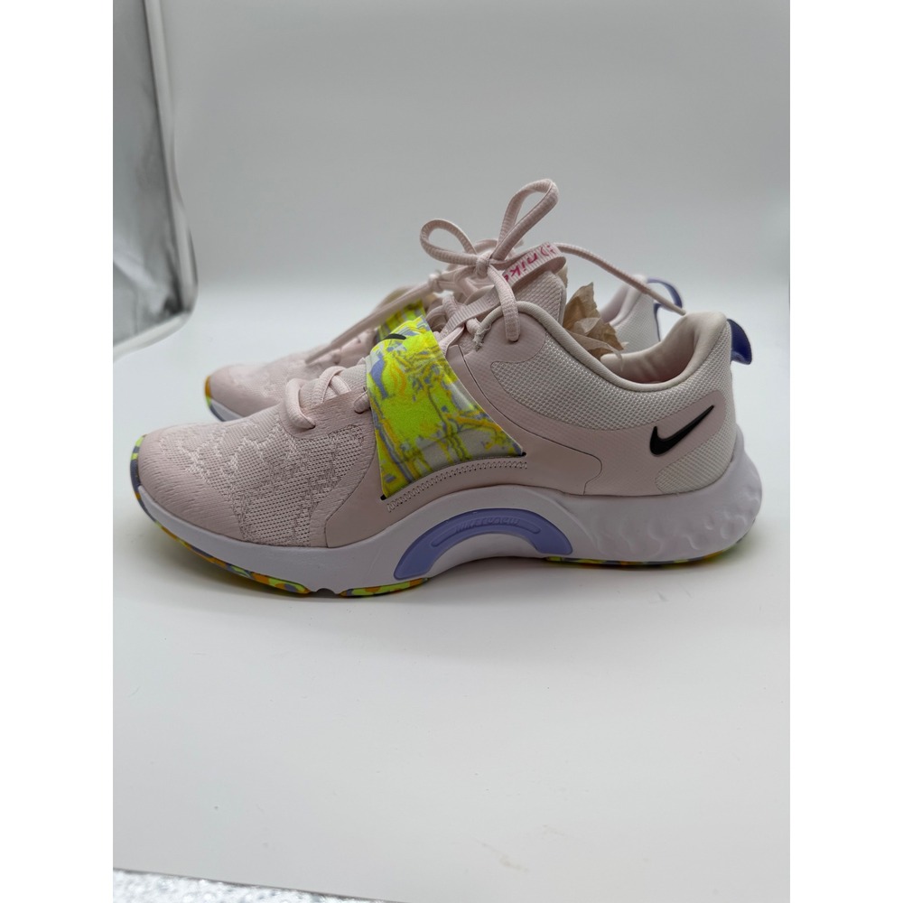 Nike Renew In-Season TR 12 Pink Neon Yellow Training Shoes Womens 9